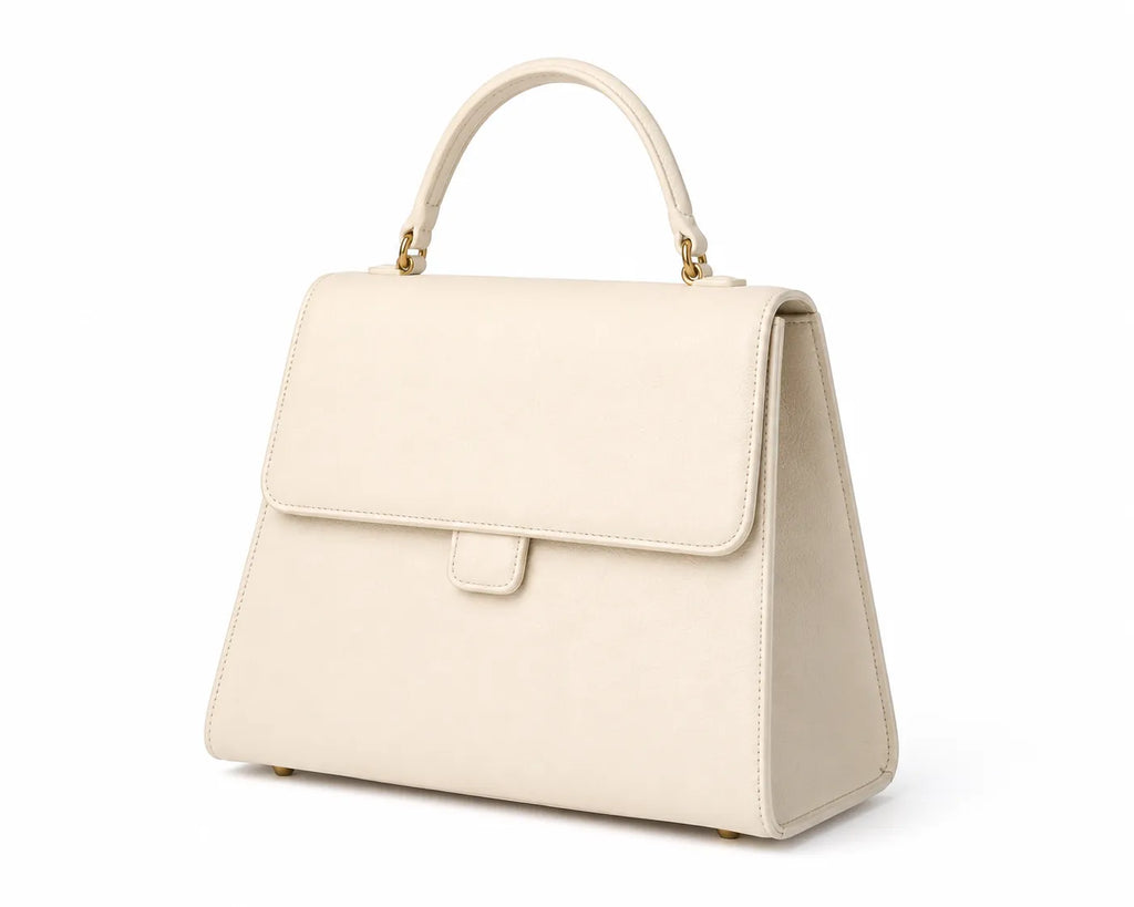 The Élan Leather Top Handle Bag
