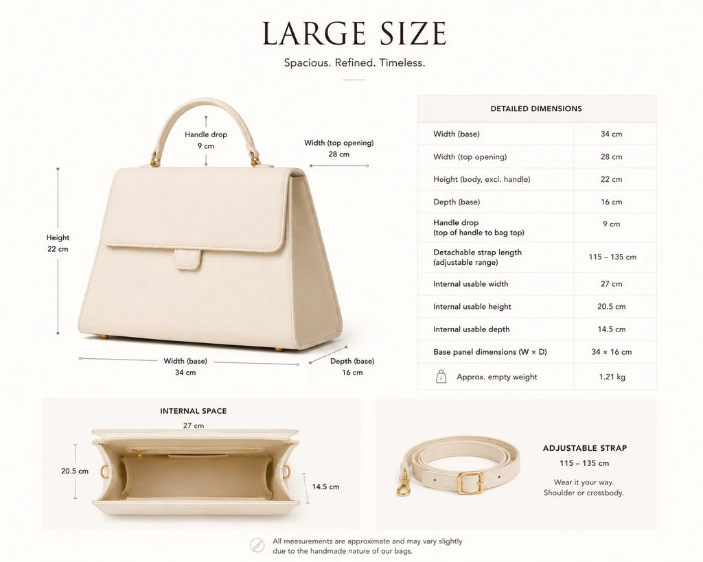 The Élan Leather Top Handle Bag