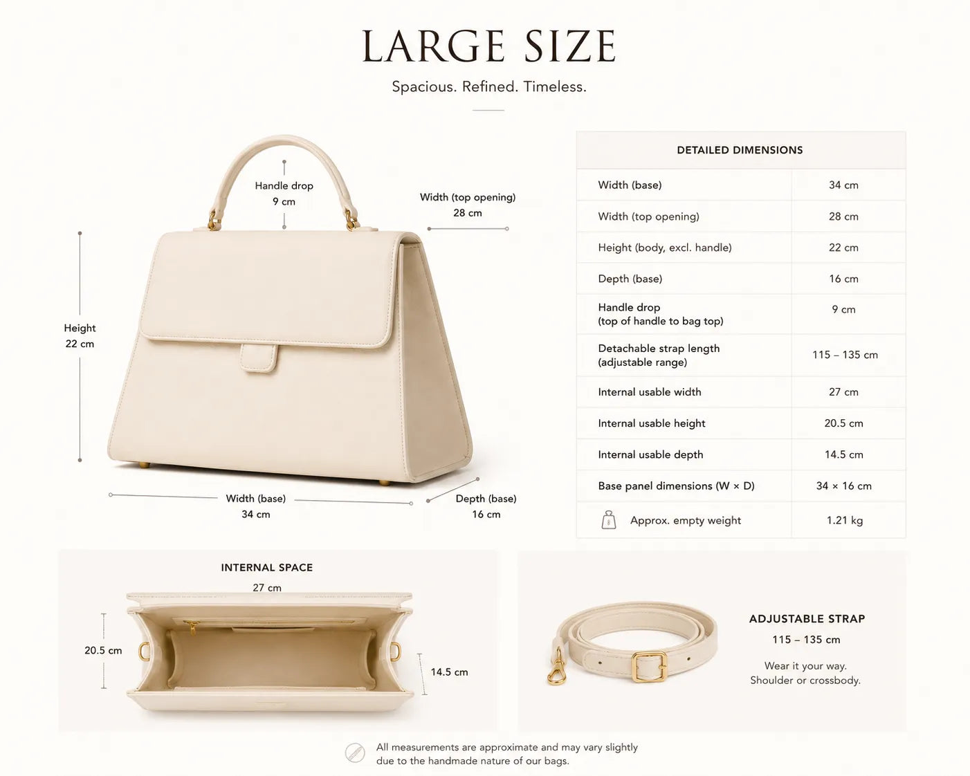The Élan Leather Top Handle Bag