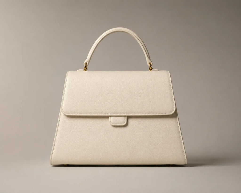 The Élan Leather Top Handle Bag