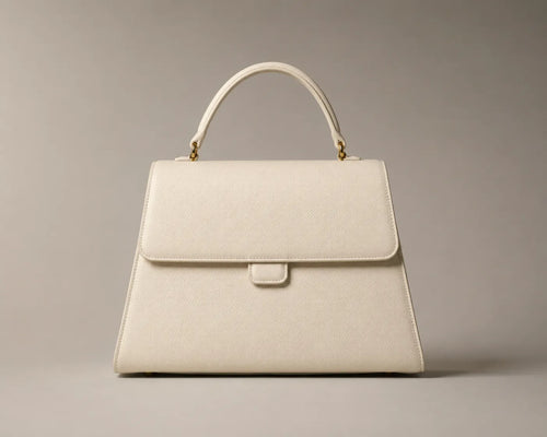 The Élan Leather Top Handle Bag