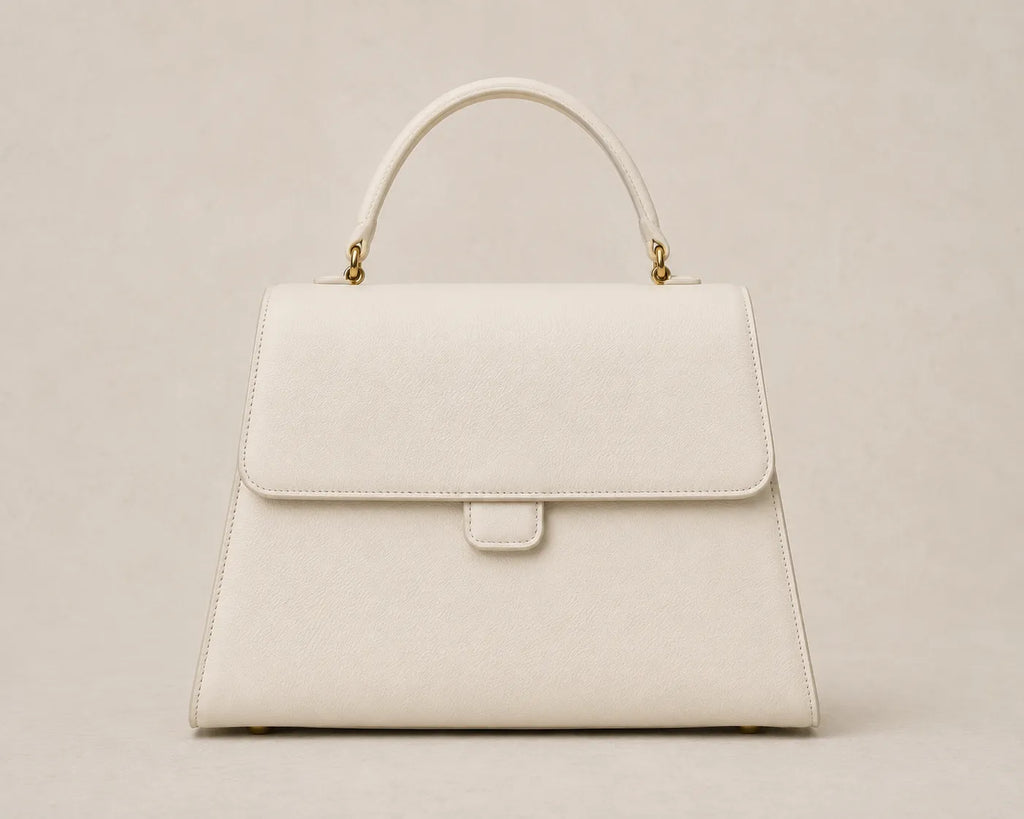 The Élan Leather Top Handle Bag